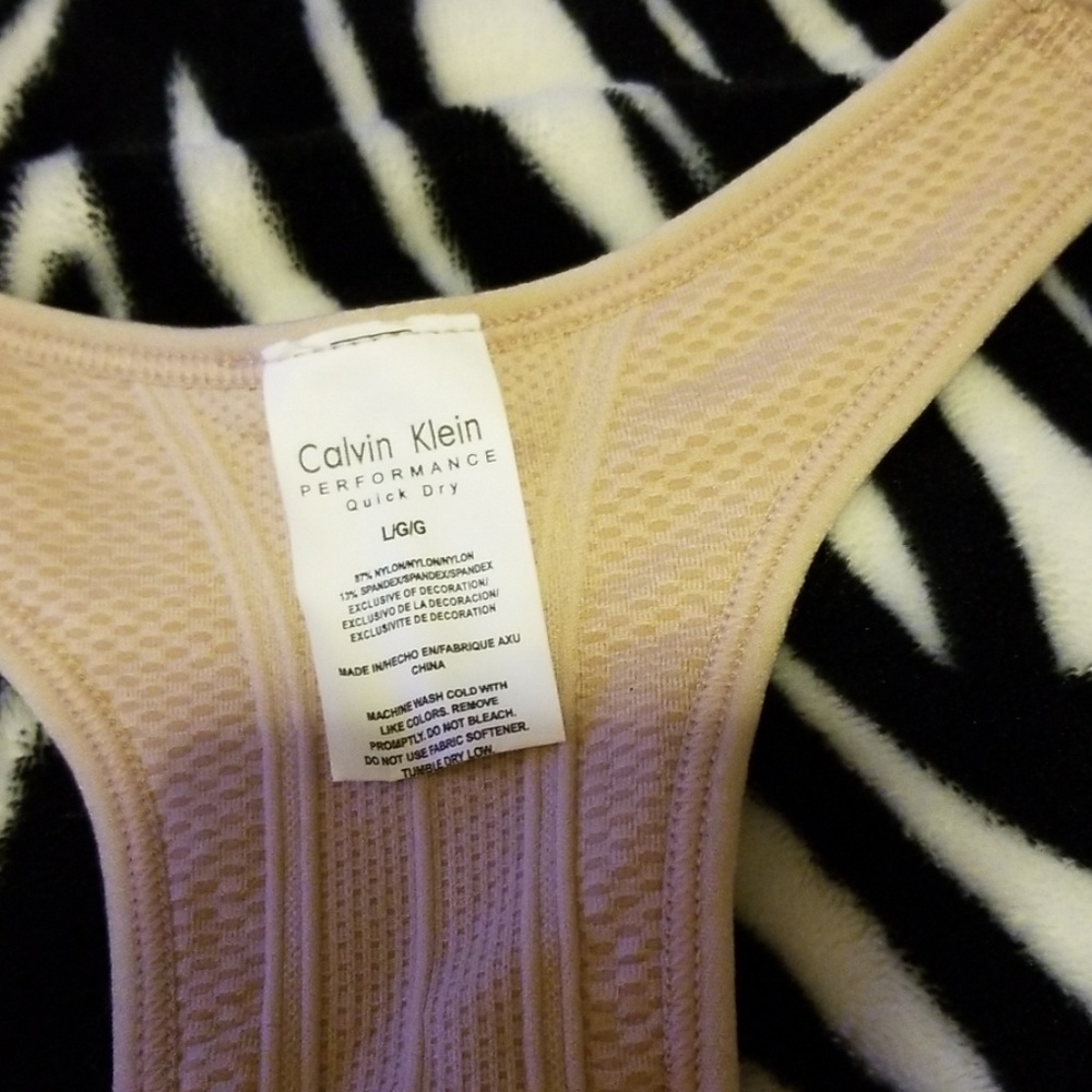 Calvin Klein Performance Racerback Bra - Picture 2 of 3